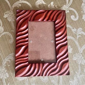 Carved wood picture frame very unique and pretty warm design